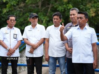 Bupati Sidrap Cek Pengerukan Bendungan Alekarajae, Dukung Pengairan 1.300 Hektare Sawah