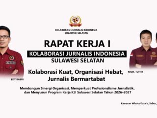 Raker I KJI Sulsel Kian Dekat, Pengurus Finalisasi Agenda dan Program Kerja